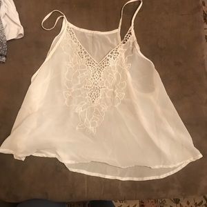 White See Through Tank Top From Pacsun